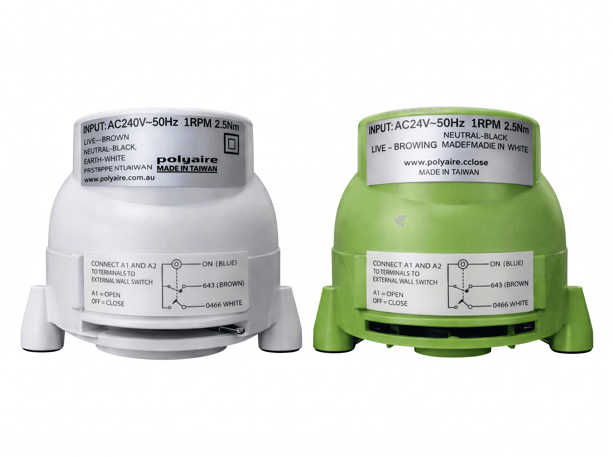 Damper Motors — HVAC component by Polyaire UK