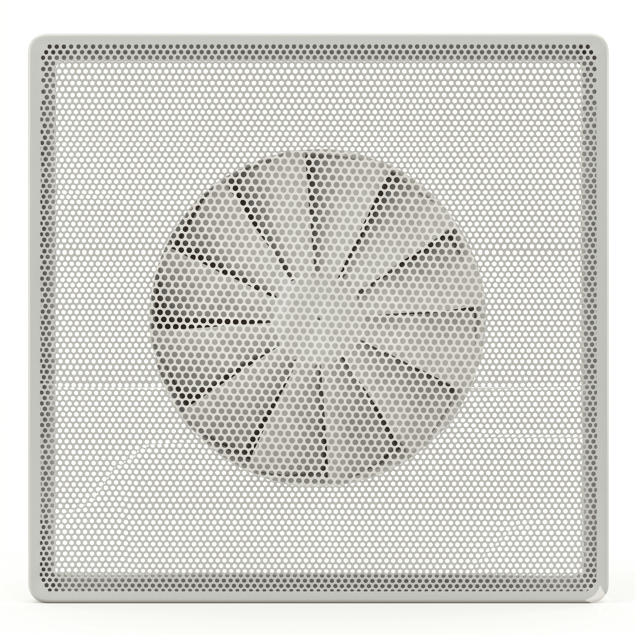 Perforated Face Swirl Diffuser – Square — HVAC component by Polyaire UK