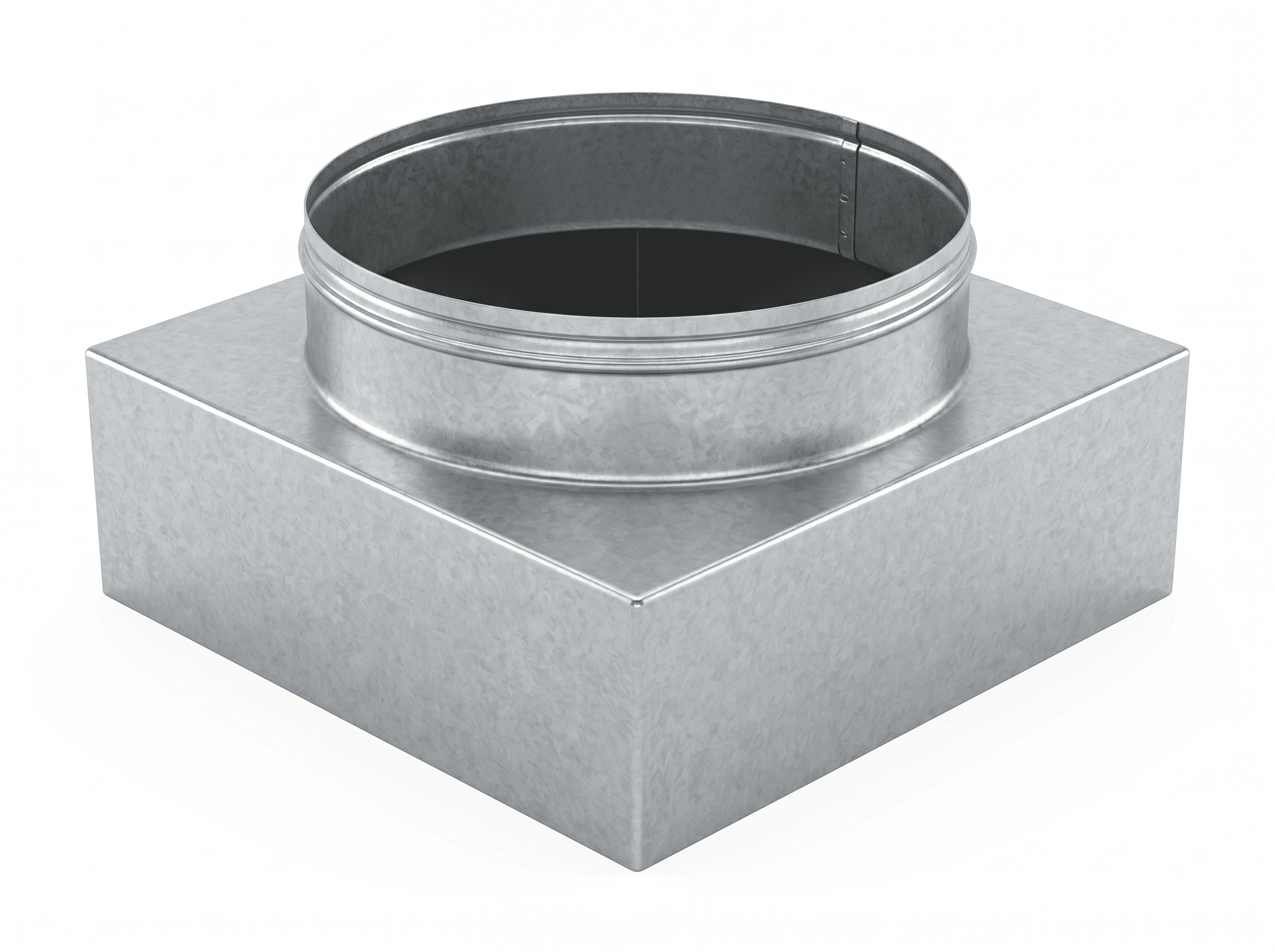 Metal Top Entry Plenum Box — HVAC component by Polyaire UK