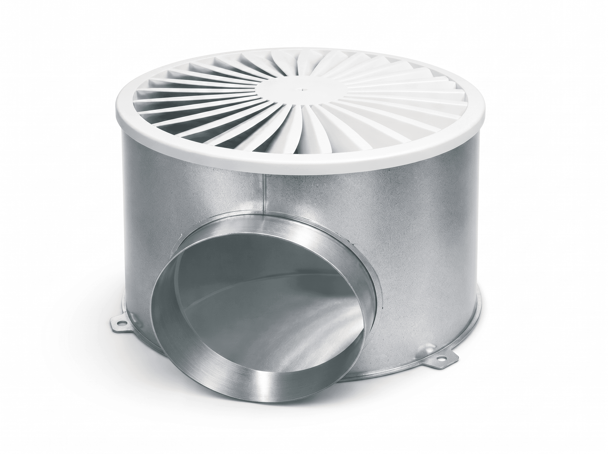 Swirl Circular Plenum Box (ODS) — HVAC component by Polyaire UK